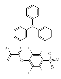 TRIPHENYLSULFONIUM 2,3,5,6-TETRAFLUORO-4-(METHACRYLOYLOXY)BENZENESULFONATE picture