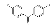 (5-bromopyridin-2-yl)-(4-chlorophenyl)methanone结构式