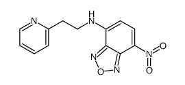 4-nitro-N-(2-pyridin-2-ylethyl)-2,1,3-benzoxadiazol-7-amine结构式