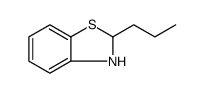 Benzothiazole, 2,3-dihydro-2-propyl- (9CI) structure