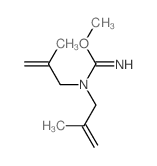 Pseudourea,2-methyl-3,3-bis(2-methylallyl)- (7CI)结构式