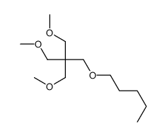 1-methoxy-2,2-bis(methoxymethyl)-3-pentoxypropane Structure