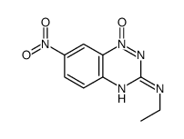 N-ethyl-7-nitro-1-oxido-1,2,4-benzotriazin-1-ium-3-amine Structure