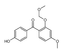 (4-hydroxyphenyl)-[4-methoxy-2-(methoxymethoxy)phenyl]methanone结构式