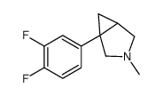 1-(3,4-difluorophenyl)-3-methyl-3-azabicyclo[3.1.0]hexane Structure