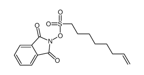 (1,3-dioxoisoindol-2-yl) oct-7-ene-1-sulfonate Structure