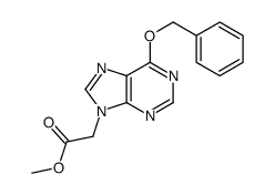 methyl 2-(6-phenylmethoxypurin-9-yl)acetate结构式