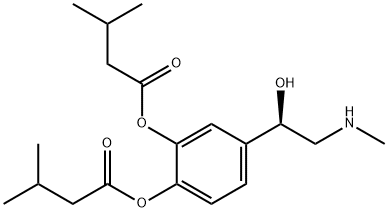 3,4-diisovaleryl adrenaline结构式