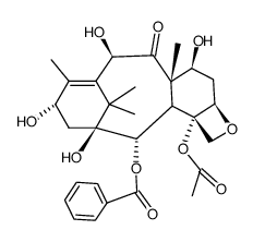 10-脱乙酰基巴卡丁Ⅲ结构式