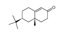 6β-tert-butyl-10β-methyl-Δ1,9-2-octalone结构式