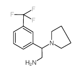 2-Pyrrolidin-1-yl-2-(3-trifluoromethyl-phenyl)-ethylamine Structure