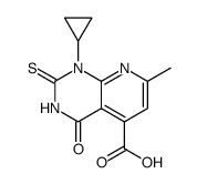 Pyrido[2,3-d]pyrimidine-5-carboxylic acid, 1-cyclopropyl-1,2,3,4-tetrahydro-7-methyl-4-oxo-2-thioxo Structure