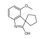 4'-Methoxyspiro[cyclopentane-1,3'-indolin]-2'-one Structure