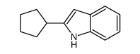 2-cyclopentyl-1H-indole结构式