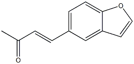 5-(3-oxo-1-butenyl)benzo[b]furan Structure