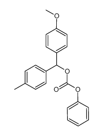 4-methoxy-4'-methylbenzhydryl phenyl carbonate结构式