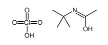 N-tert-butylacetamide,perchloric acid Structure