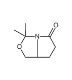 (S)-3,3-二甲基四氢吡咯并[1,2-c]噁唑-5-(3H)-酮结构式