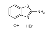 2-Amino-4-Hydroxybenzothiazole Hydrobromide结构式