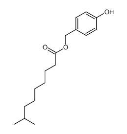 4-hydroxybenzyl 8-methylnonanoate结构式