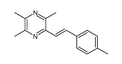 (E)-2-(4-methylstyryl)-3,5,6-trimethylpyrazine结构式