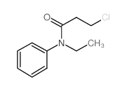 3-Chloro-N-ethyl-N-phenylpropanamide structure