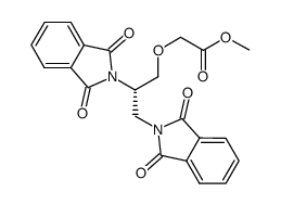 methyl (S)-5,6-bis(phthalimido)-3-oxahexanoate结构式