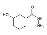 Cyclohexanecarboxylic acid, 3-hydroxy-, hydrazide (6CI) Structure