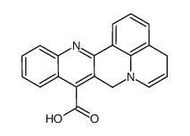 Quinolino(2':3'-1:2)juloline-4-carboxylic acid结构式