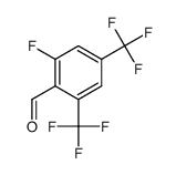 2-Fluoro-4,6-bis(trifluoromethyl)benzaldehyde结构式