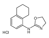 N-(5,6,7,8-tetrahydronaphthalen-1-yl)-4,5-dihydro-1,3-oxazol-2-amine,hydrochloride结构式