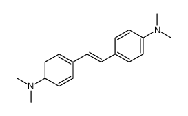 4-[2-[4-(dimethylamino)phenyl]prop-1-enyl]-N,N-dimethylaniline结构式
