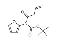 tert-butyl but-3-enoyl(furan-2-yl)carbamate Structure