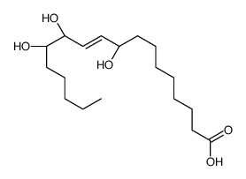 (9R,12R,13S)-9,12,13-trihydroxyoctadec-10-enoic acid结构式