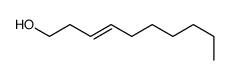 (E)-3-Decenol Structure