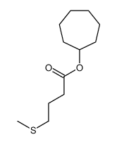 cycloheptyl 4-methylsulfanylbutanoate Structure