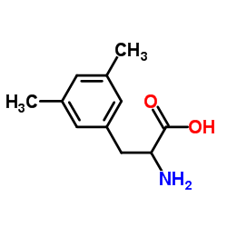 2-氨基-3-(3,5-二甲基苯基)丙酸结构式