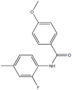 N-(2-氟-4-甲基苯基)-4-甲氧基苯甲酰胺图片