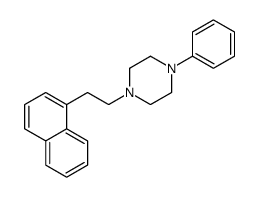 1-(2-naphthalen-1-ylethyl)-4-phenylpiperazine结构式