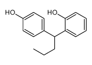 2-[1-(4-hydroxyphenyl)butyl]phenol Structure