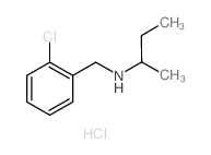 N-(2-CHLOROBENZYL)-2-BUTANAMINE HYDROCHLORIDE结构式
