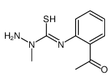 3-(2-acetylphenyl)-1-amino-1-methylthiourea Structure