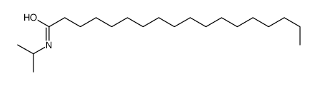 Octadecanamide, N-(1-Methylethyl)- Structure