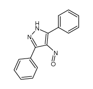 4-nitroso-3,5-diphenyl-1H-pyrazole Structure