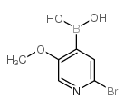 2-bromo-5-methoxypyridine-4-boronic acid Structure