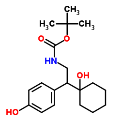 N-Boc N,O-Didesmethylvenlafaxine Structure