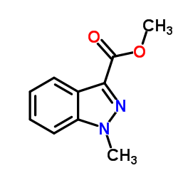 1-甲基-3-吲唑羧酸甲酯结构式