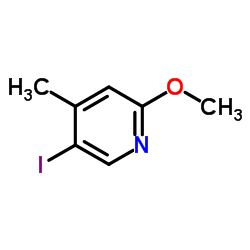 5-Iodo-2-methoxy-4-methylpyridine结构式