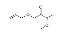 2-(Allyloxy)-N-Methoxy-N-Methylacetamide Structure