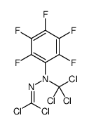 N-(dichloromethylideneamino)-2,3,4,5,6-pentafluoro-N-(trichloromethyl)aniline Structure